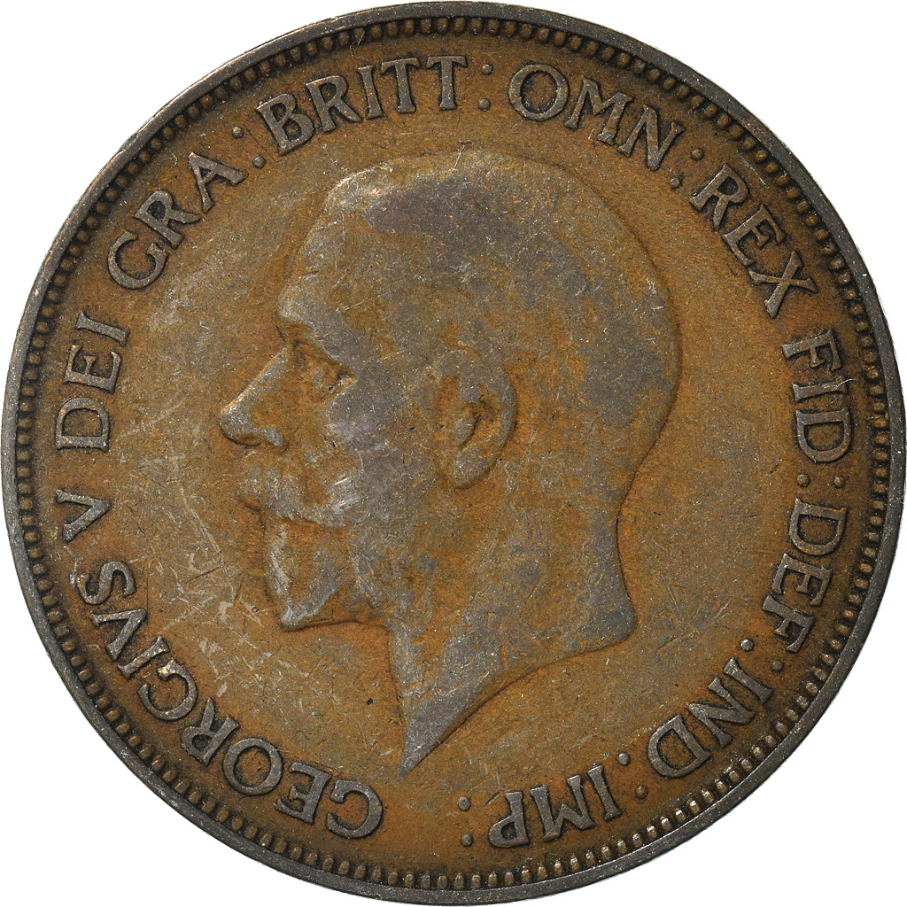 Moneda, Gran Bretaña, Penny, 1934