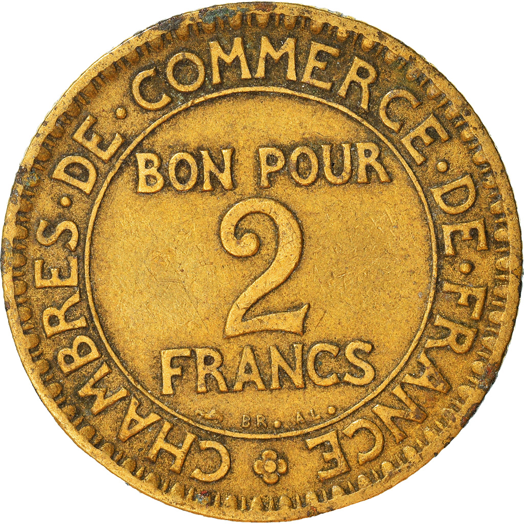 Moneda, Francia, 2 Francs, 1921
