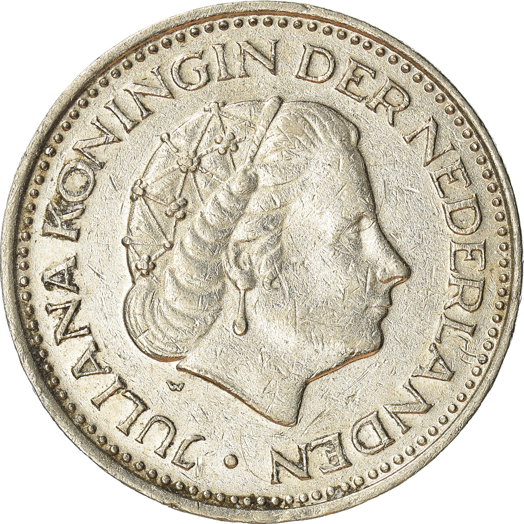 Moneda, Países Bajos, Gulden, 1971