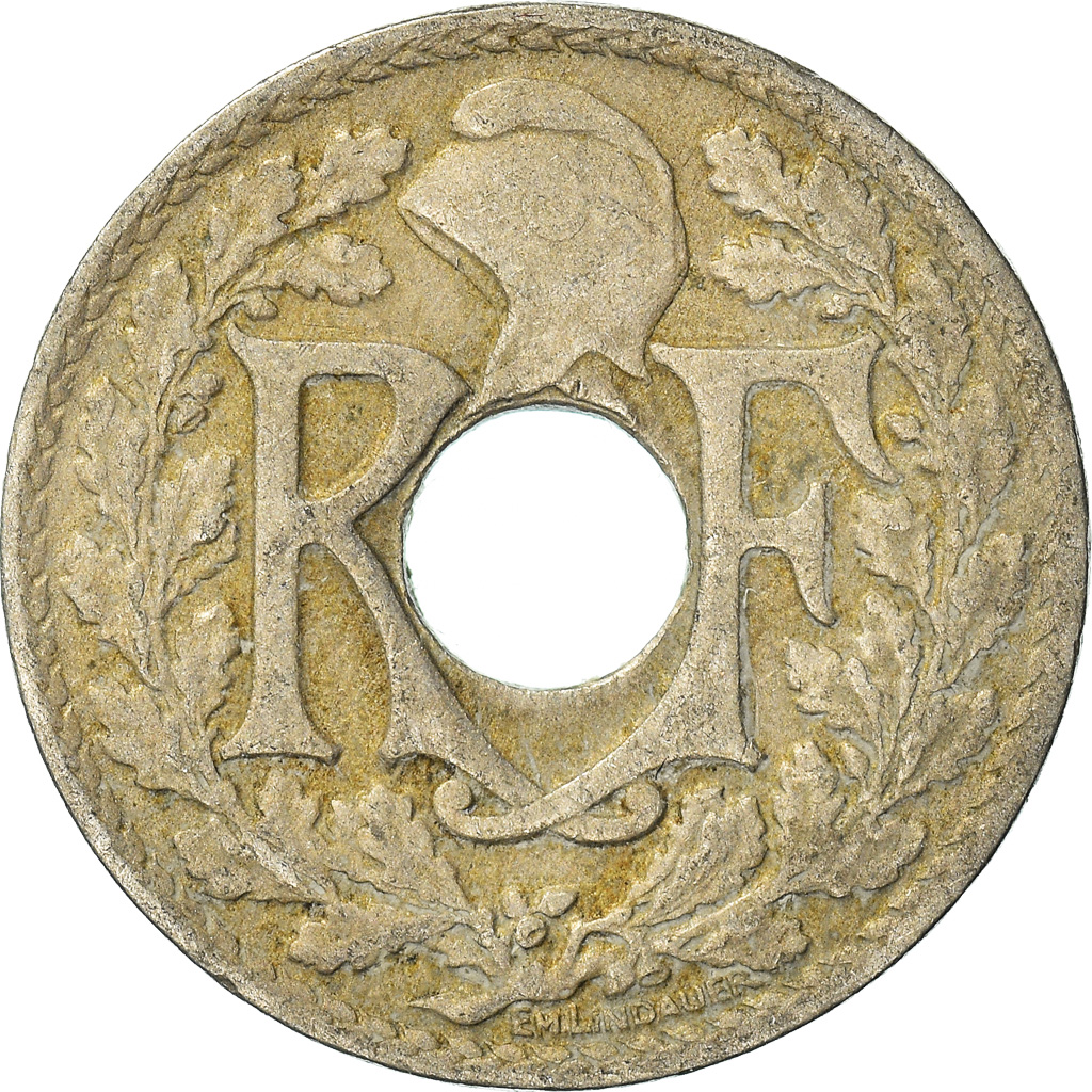 Moneda, Francia, 10 Centimes, 1924