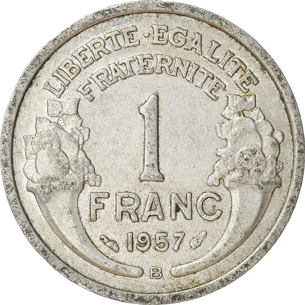 Moneda, Francia, Franc, 1957