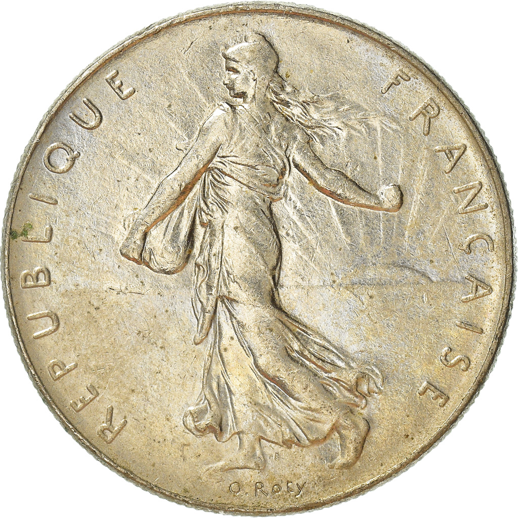 Moneda, Francia, Franc, 1977