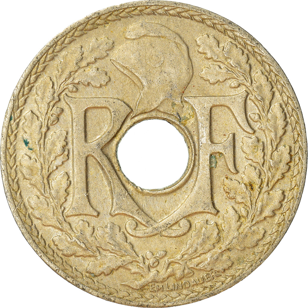 Moneda, Francia, 10 Centimes, 1938