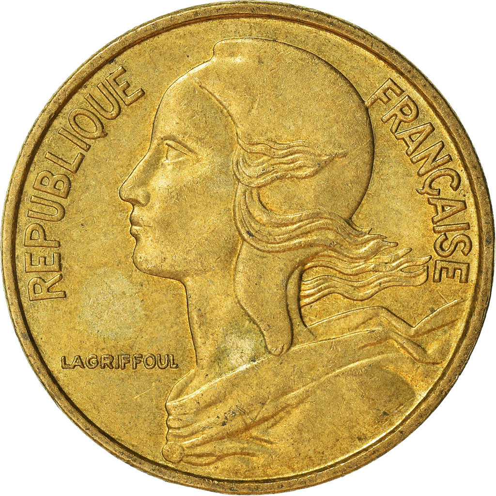 Moneda, Francia, 5 Centimes, 1966