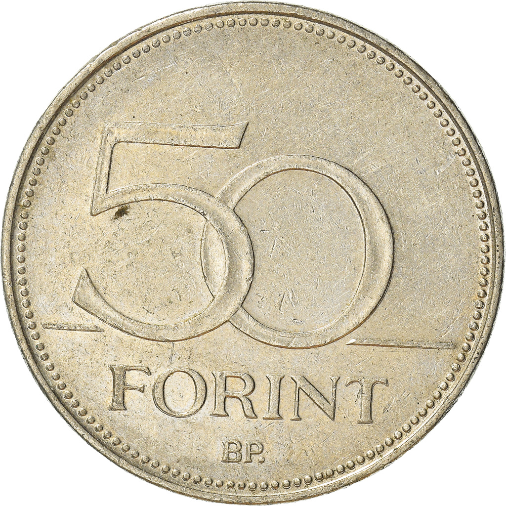 Moneda, Hungría, 50 Forint, 1997