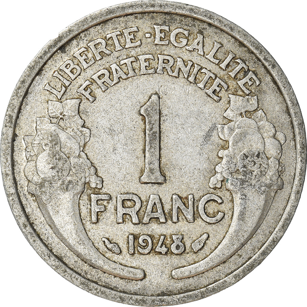 Moneda, Francia, Franc, 1948