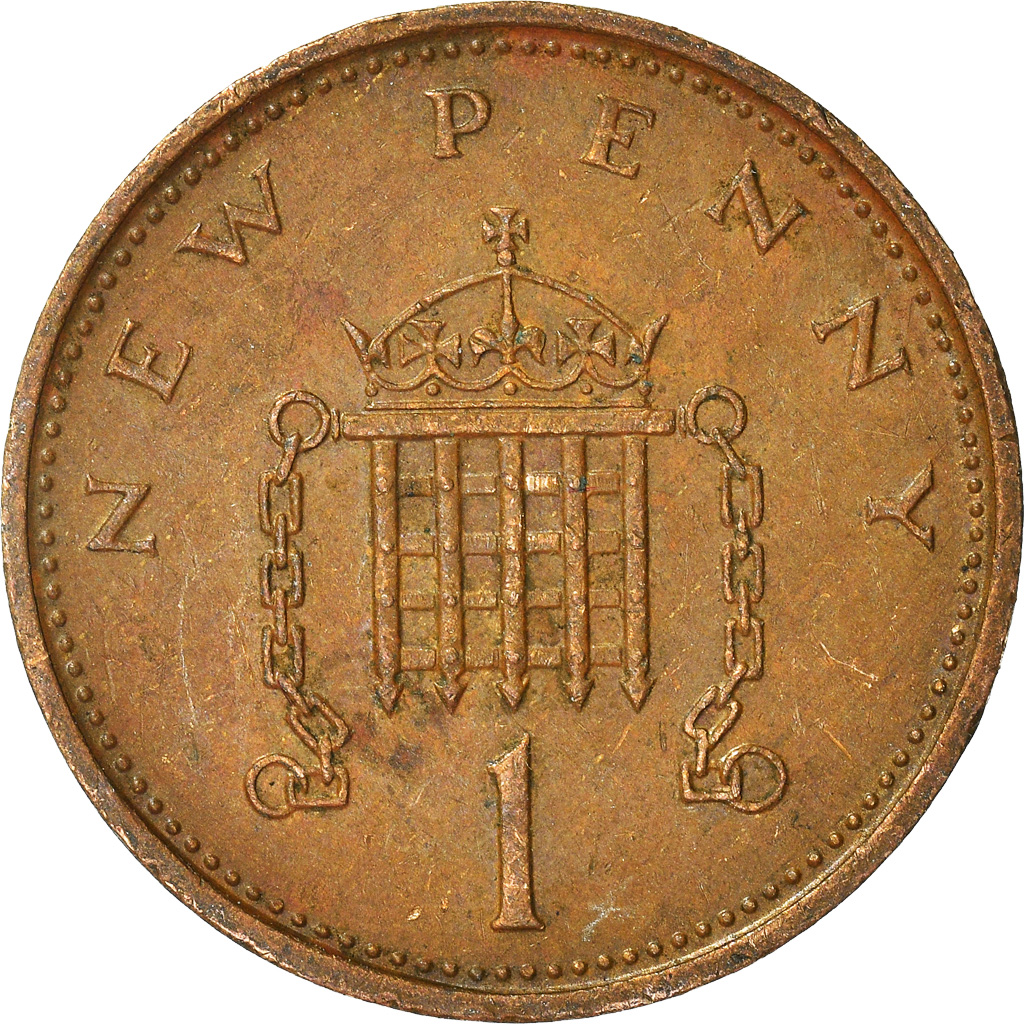 Moneda, Gran Bretaña, New Penny, 1979
