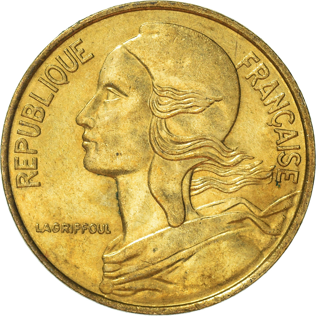 Moneda, Francia, 5 Centimes, 1996