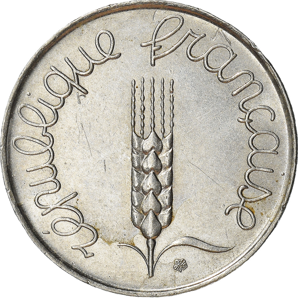 Moneda, Francia, 5 Centimes, 1962