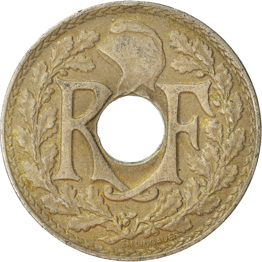 Moneda, Francia, 10 Centimes, 1923