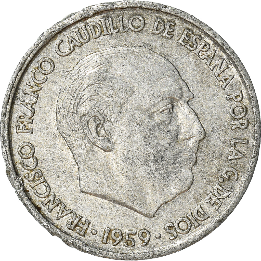 Moneda, España, 10 Centimos, 1959