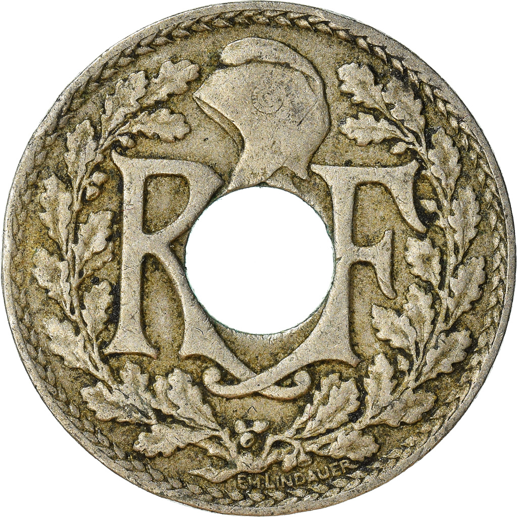 Moneda, Francia, 10 Centimes, 1923