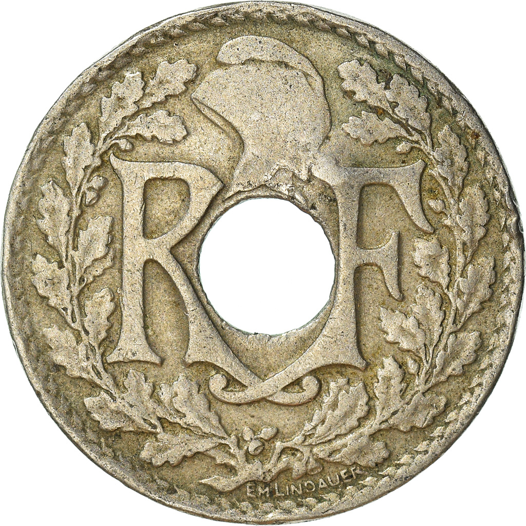 Moneda, Francia, 10 Centimes, 1927