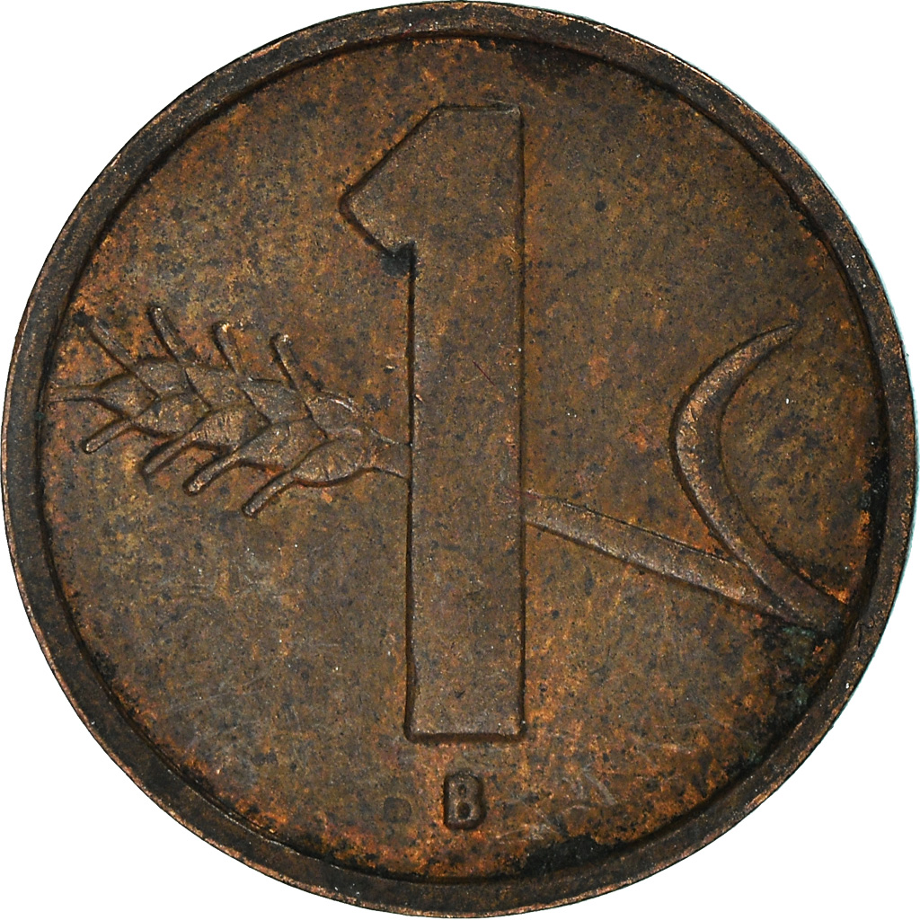 Moneda, Suiza, Rappen, 1954