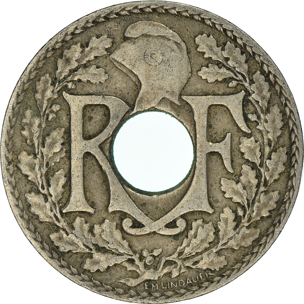 Moneda, Francia, 10 Centimes, 1922