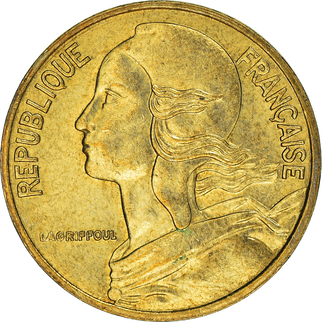 Moneda, Francia, 5 Centimes, 1998