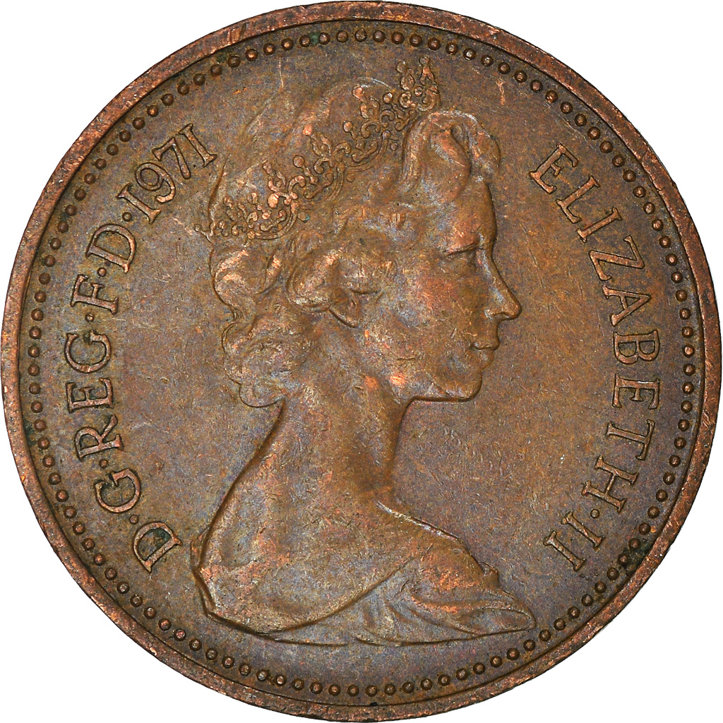 Moneda, Gran Bretaña, New Penny, 1971