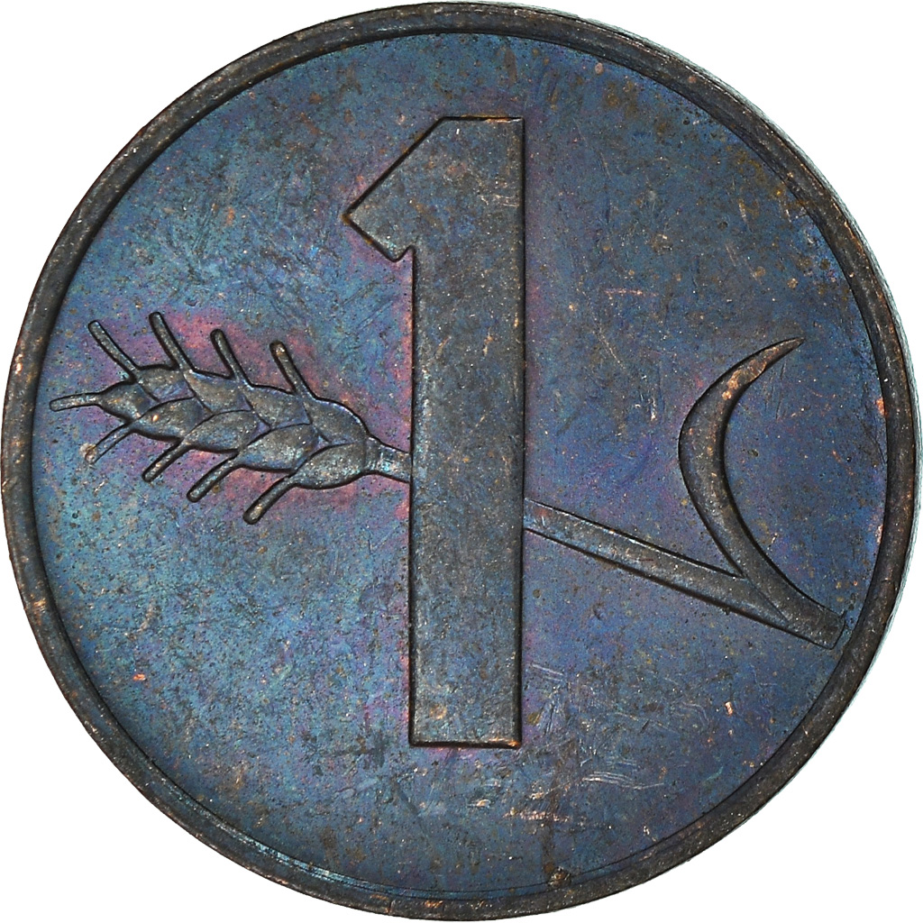 Moneda, Suiza, Rappen, 1970