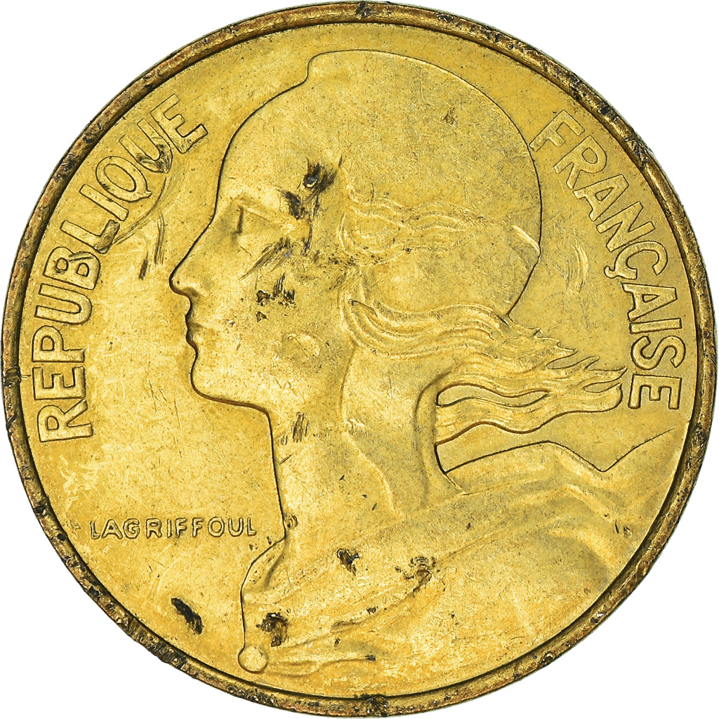 Moneda, Francia, 10 Centimes, 1978