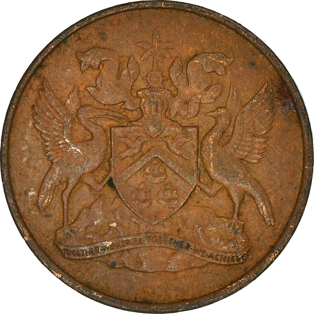 Moneda, TRINIDAD & TOBAGO, Cent, 1970