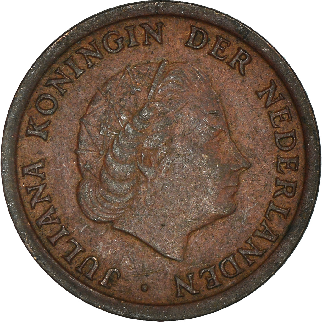 Moneda, Países Bajos, Cent, 1966