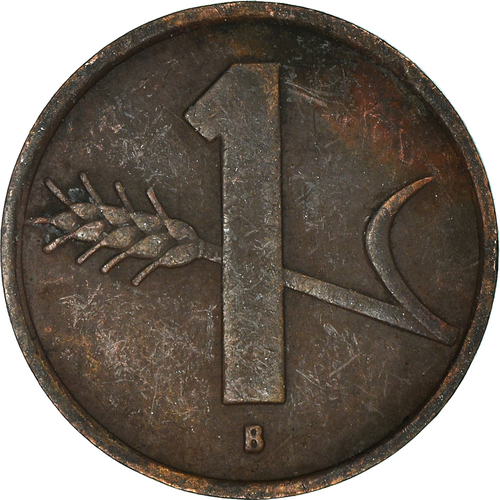 Moneda, Suiza, Rappen, 1949