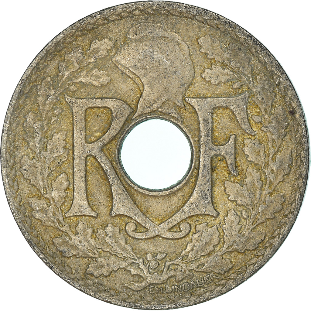 Moneda, Francia, 25 Centimes, 1920