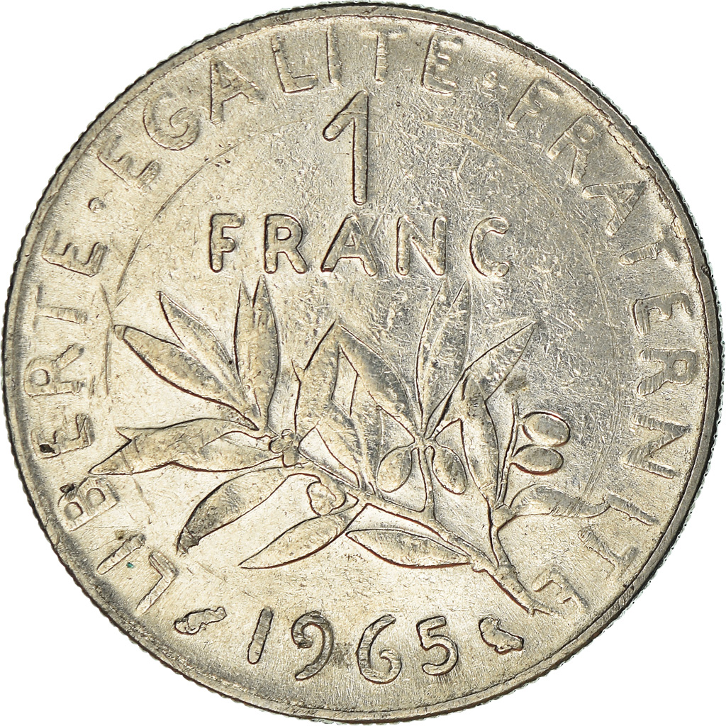 Moneda, Francia, Franc, 1965