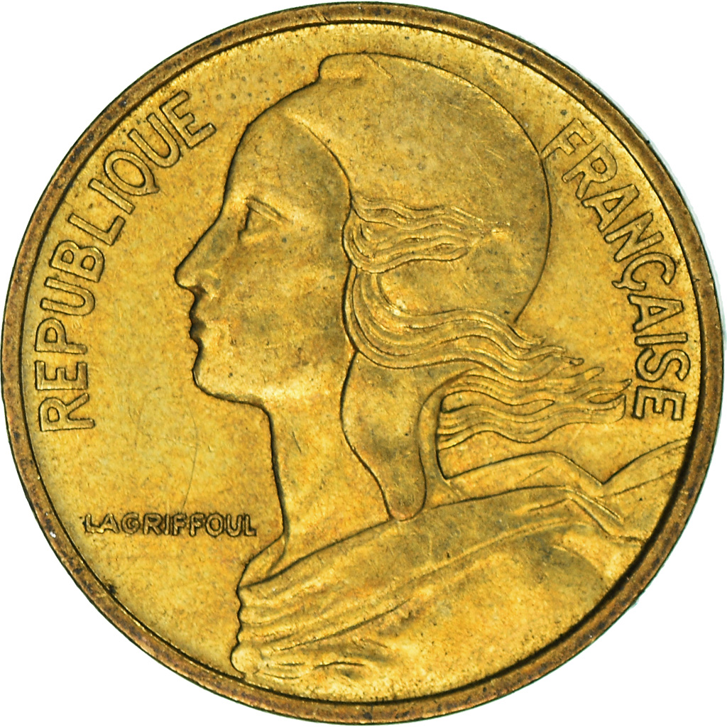 Moneda, Francia, 5 Centimes, 1982