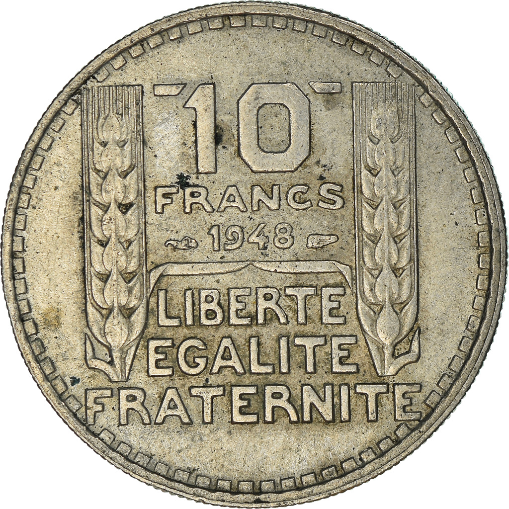 Moneda, Francia, 10 Francs, 1948