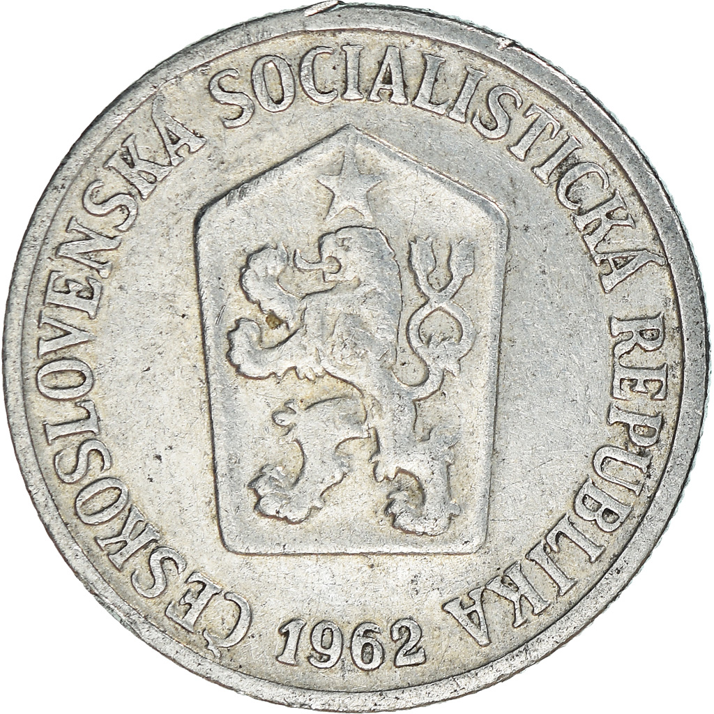 Coin, Czechoslovakia, 10 Haleru, 1962