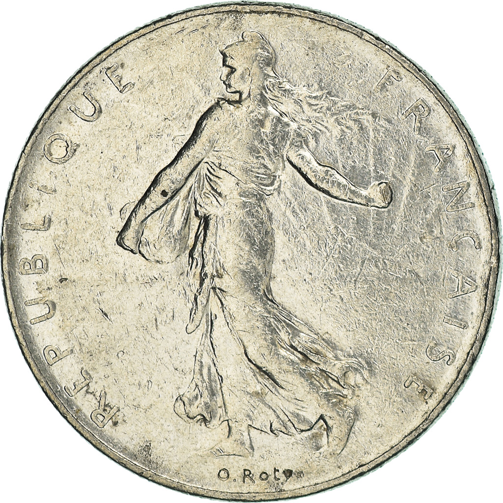 Moneda, Francia, Franc, 1977