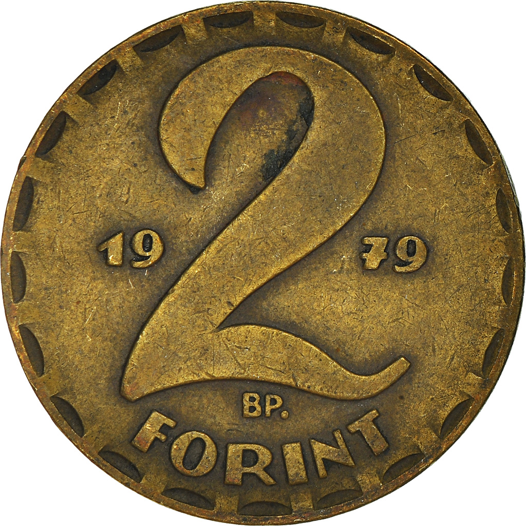 Moneda, Hungría, 2 Forint, 1979