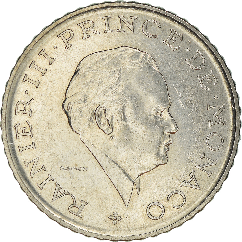 Moneda, Mónaco, 2 Francs, 1979