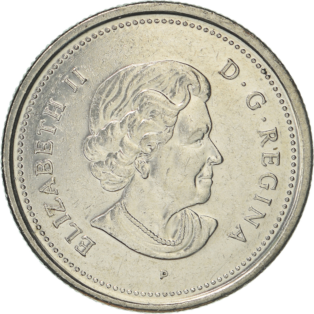 Moneda, Canadá, 25 Cents, 2004