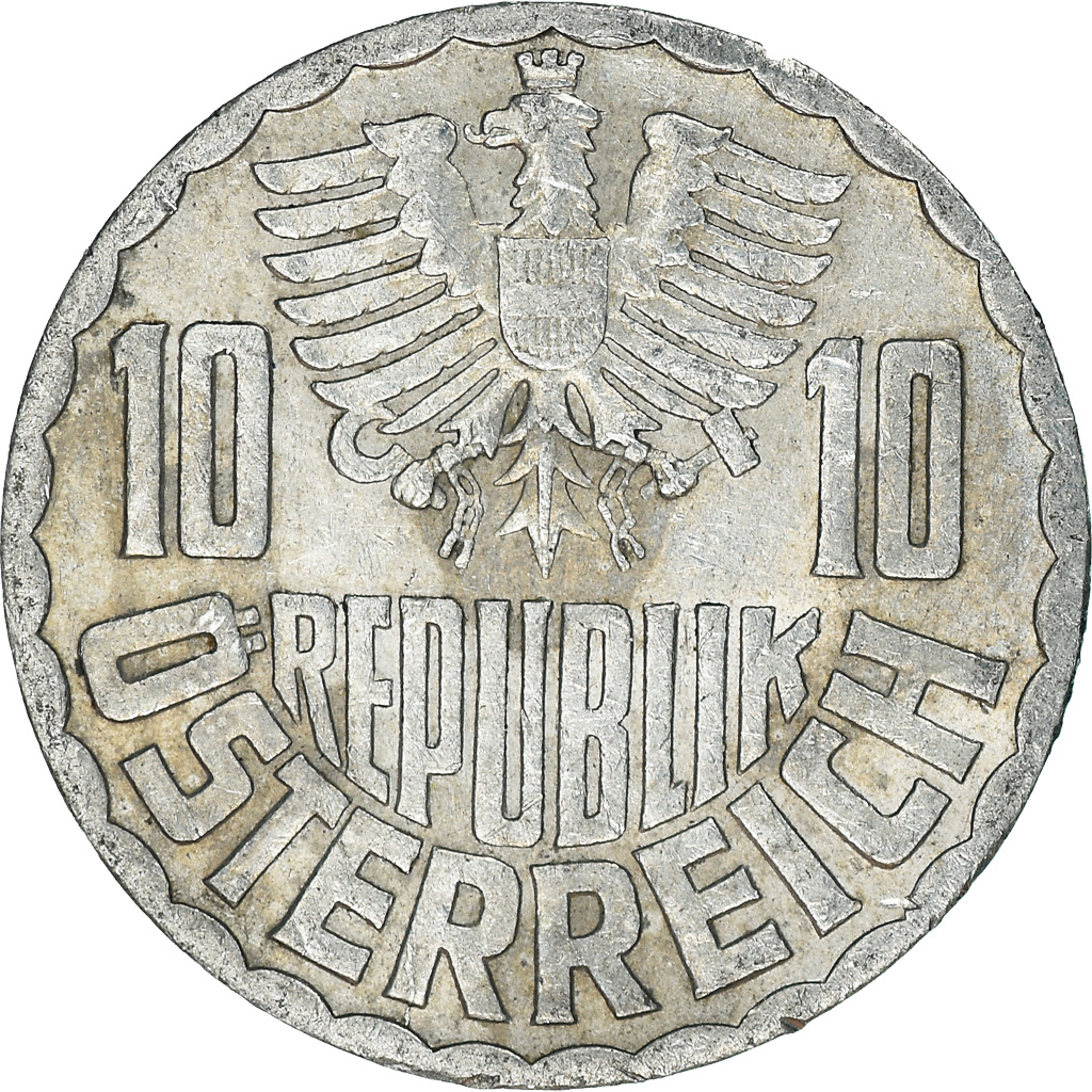 Moneda, Austria, 10 Groschen, 1957