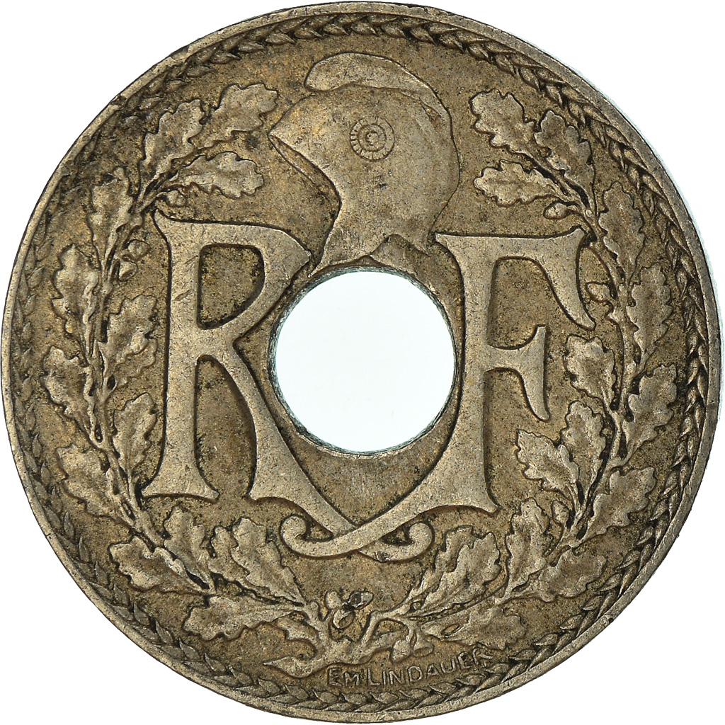 Moneda, Francia, 10 Centimes, 1919