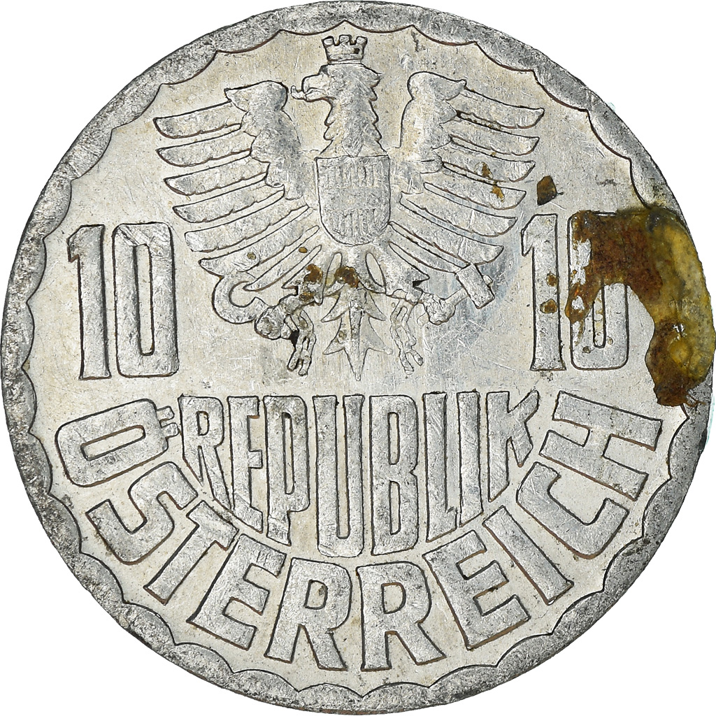 Moneda, Austria, 10 Groschen, 1963