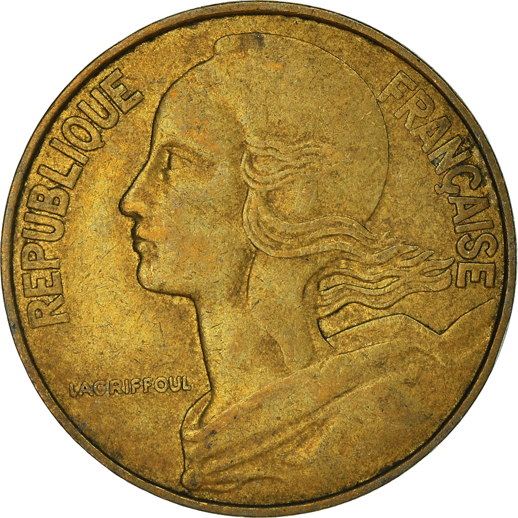 Moneda, Francia, 20 Centimes, 1981