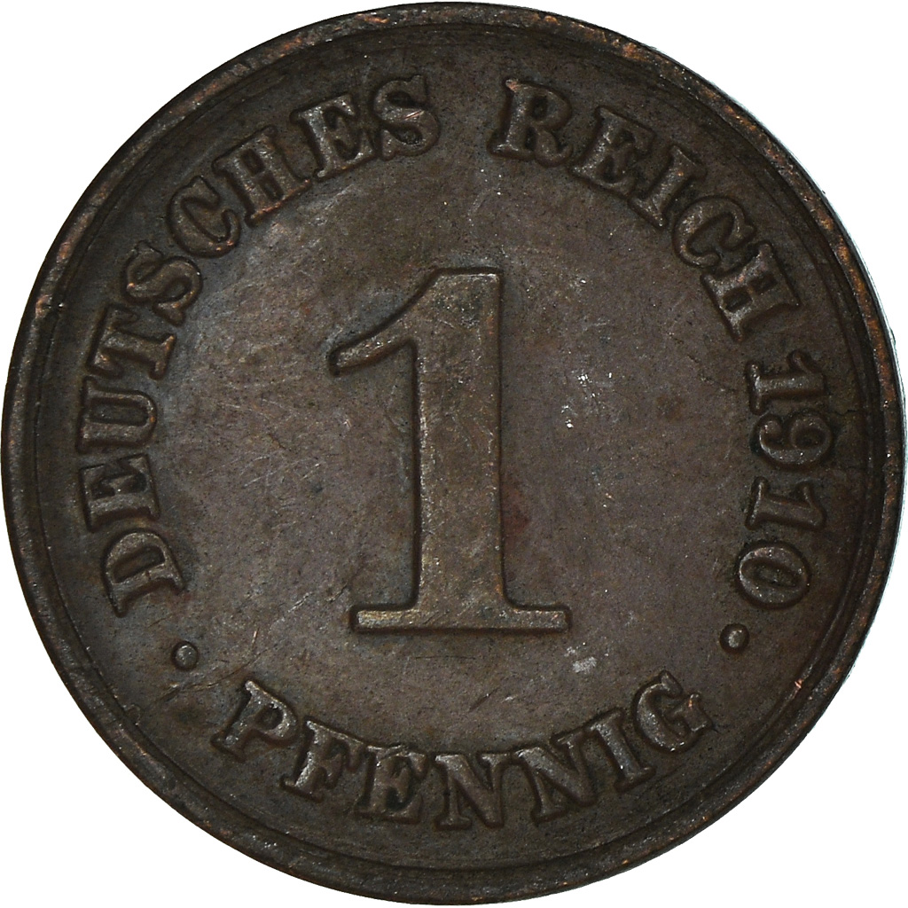 Coin, GERMANY - EMPIRE, Pfennig, 1910