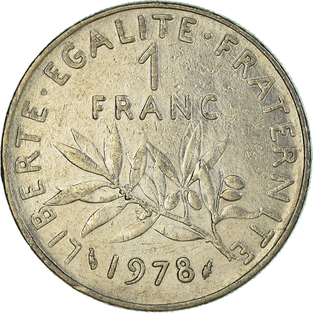 Moneda, Francia, Franc, 1978
