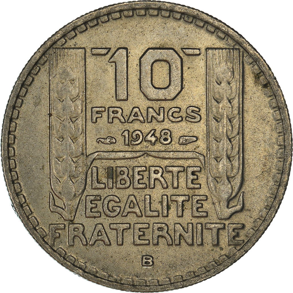 Moneda, Francia, 10 Francs, 1948