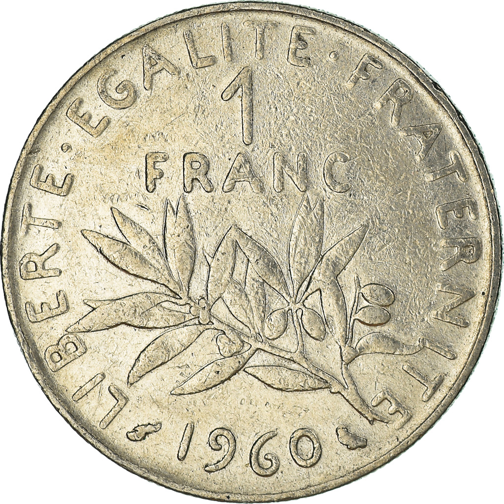 Moneda, Francia, Franc, 1960