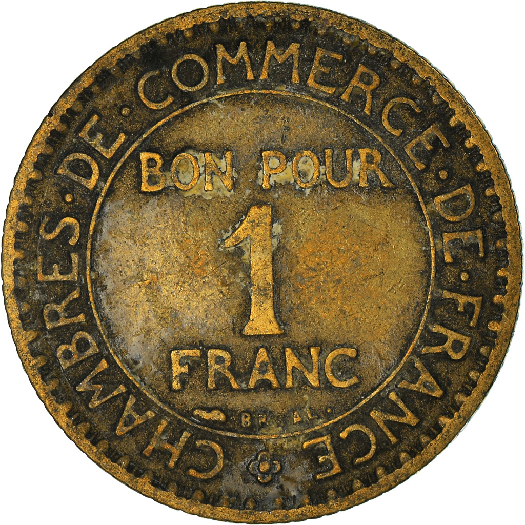 Moneda, Francia, Franc, 1924