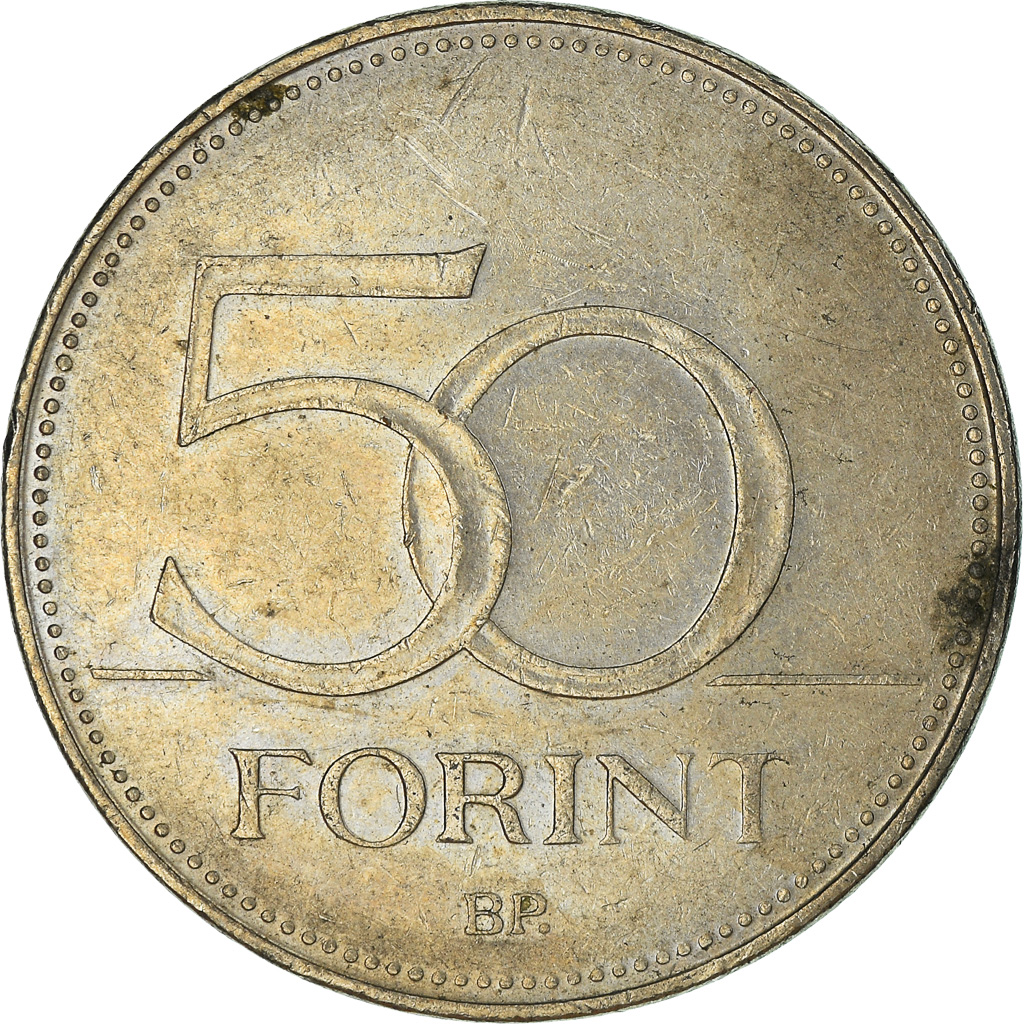 Moneda, Hungría, 50 Forint, 1995