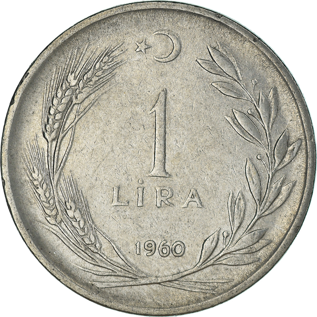 Moneda, Turquía, Lira, 1960