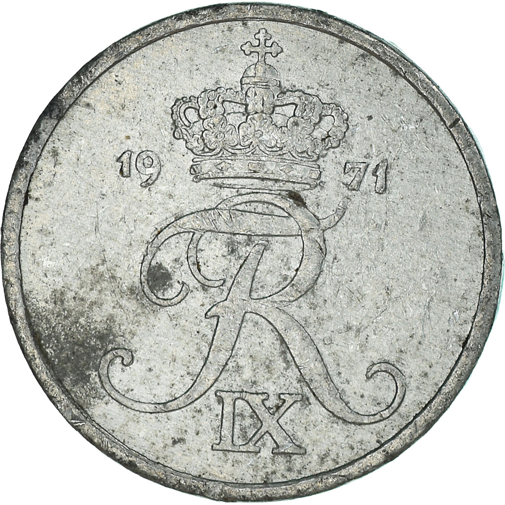 Moneda, Dinamarca, Ore, 1971