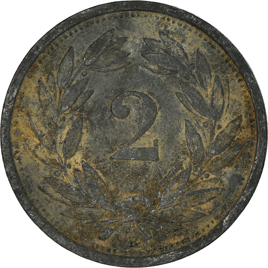 Moneda, Suiza, 2 Rappen, 1944