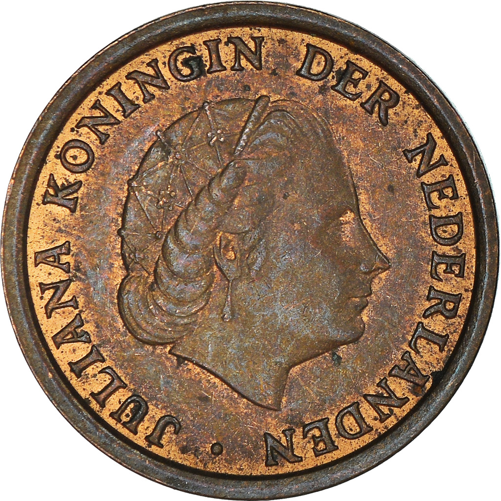Moneda, Países Bajos, Cent, 1966