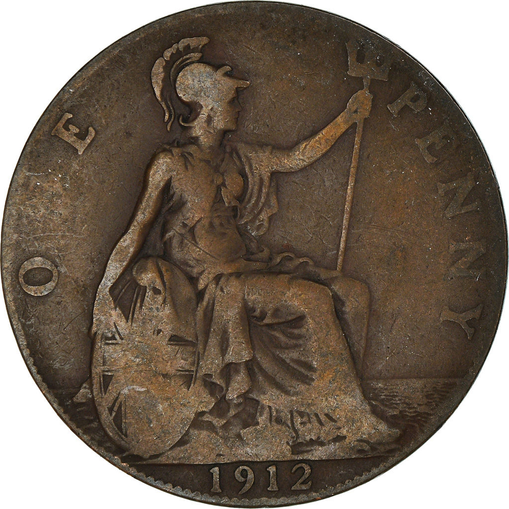 Moneda, Gran Bretaña, 1912